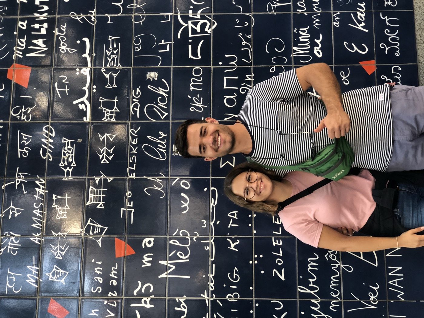 JE T'AIME in Paris, 2019. Mein Lieblingspaar :))