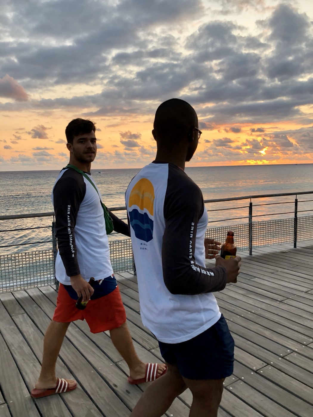 Les deux frères en La Réunion. 2019
